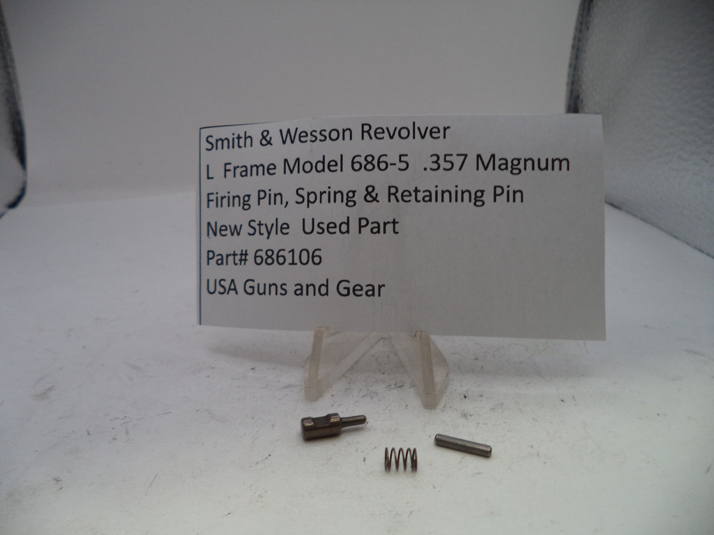 Smith & Wesson L-Frame Firing Pin New Style — 686, 586, 581, 681 — Part# 686106