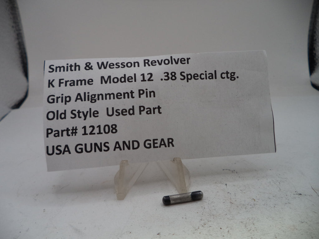 Smith & Wesson K Frame Model 12 .38 Special Grip Alignment Pin - Old Style, Part 12108