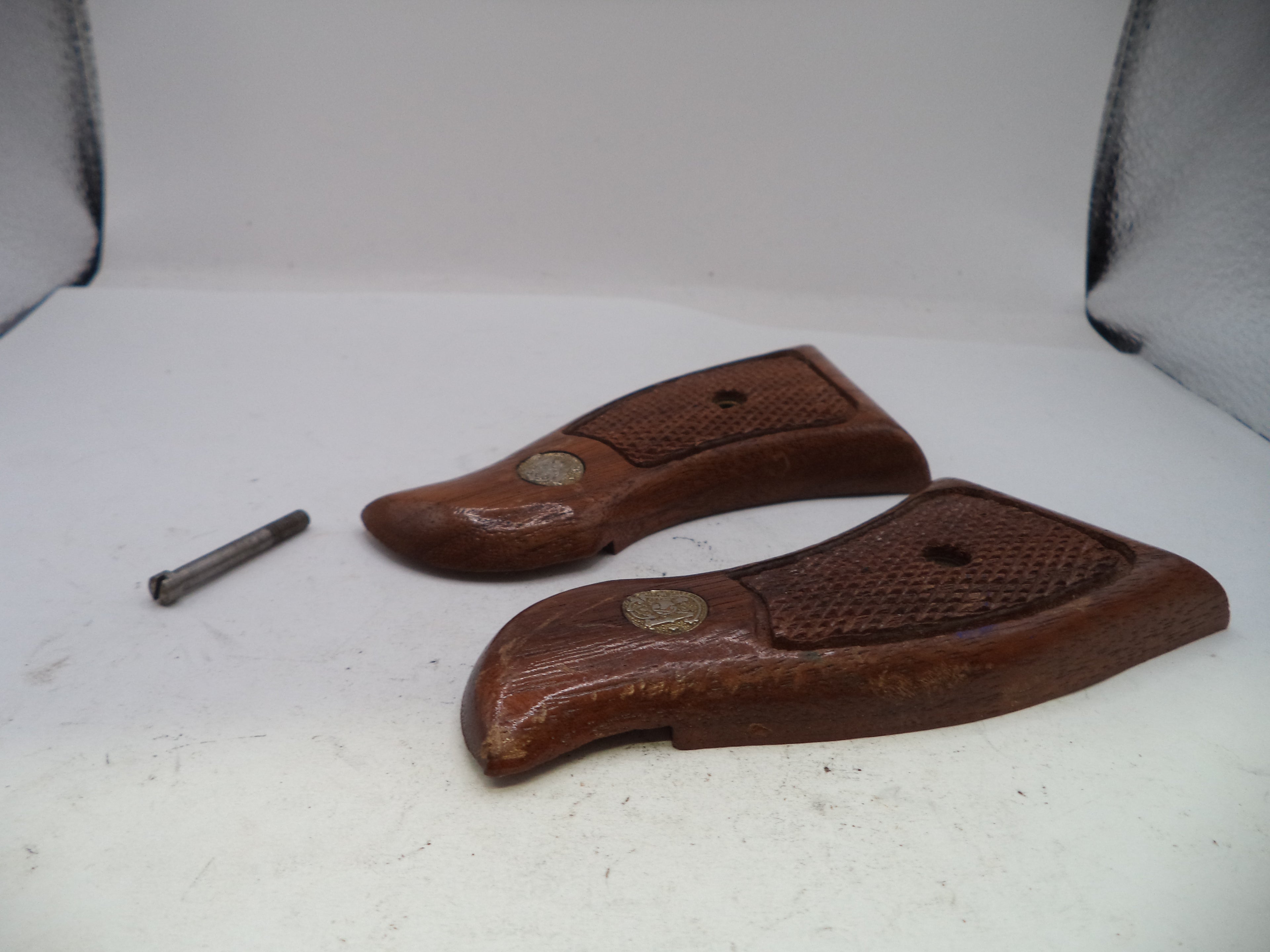Smith & Wesson K Frame Model 12 Vintage Wood Grips - .38 Special