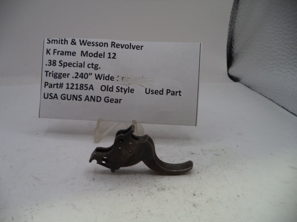 Smith & Wesson K Frame Model 12 Trigger .240" Wide Spur - Part# 12185A