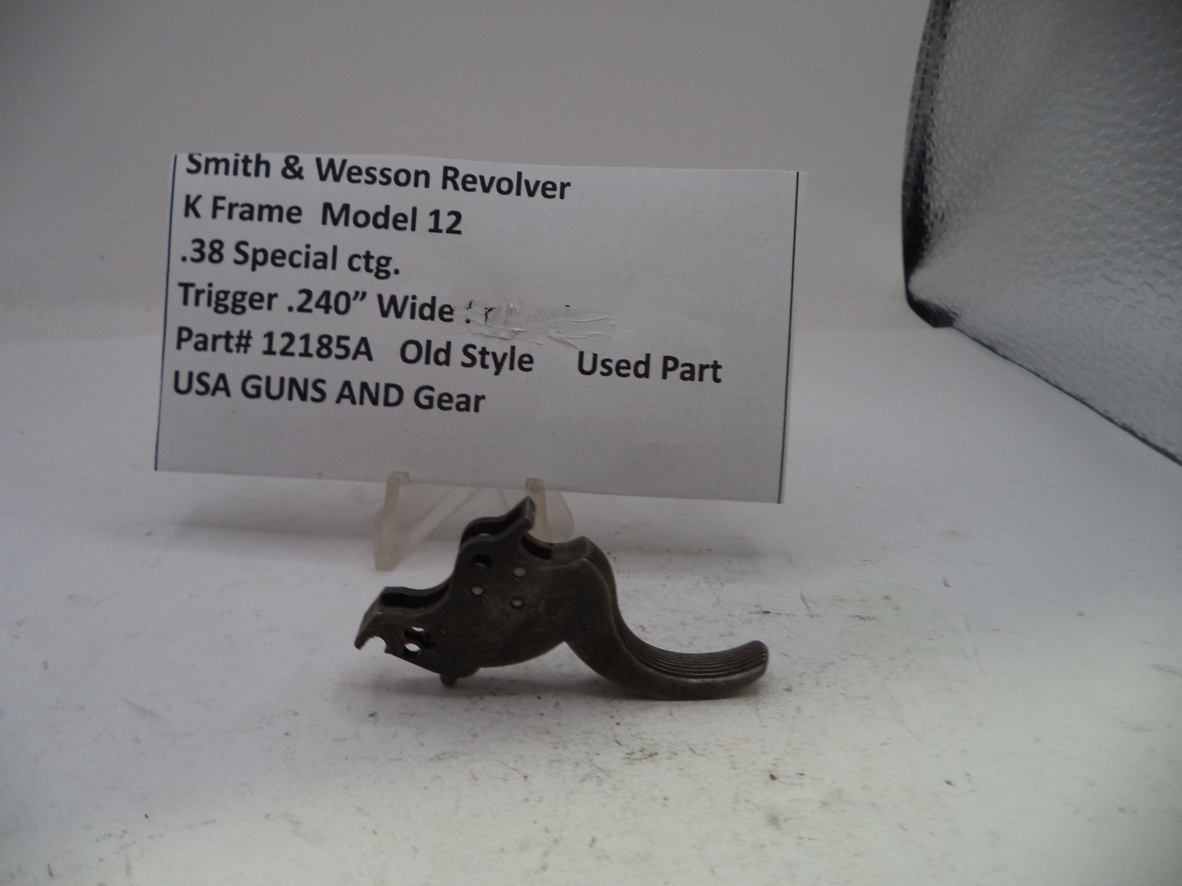 Smith & Wesson K Frame Model 12 Trigger .240" Wide Spur - Part# 12185A