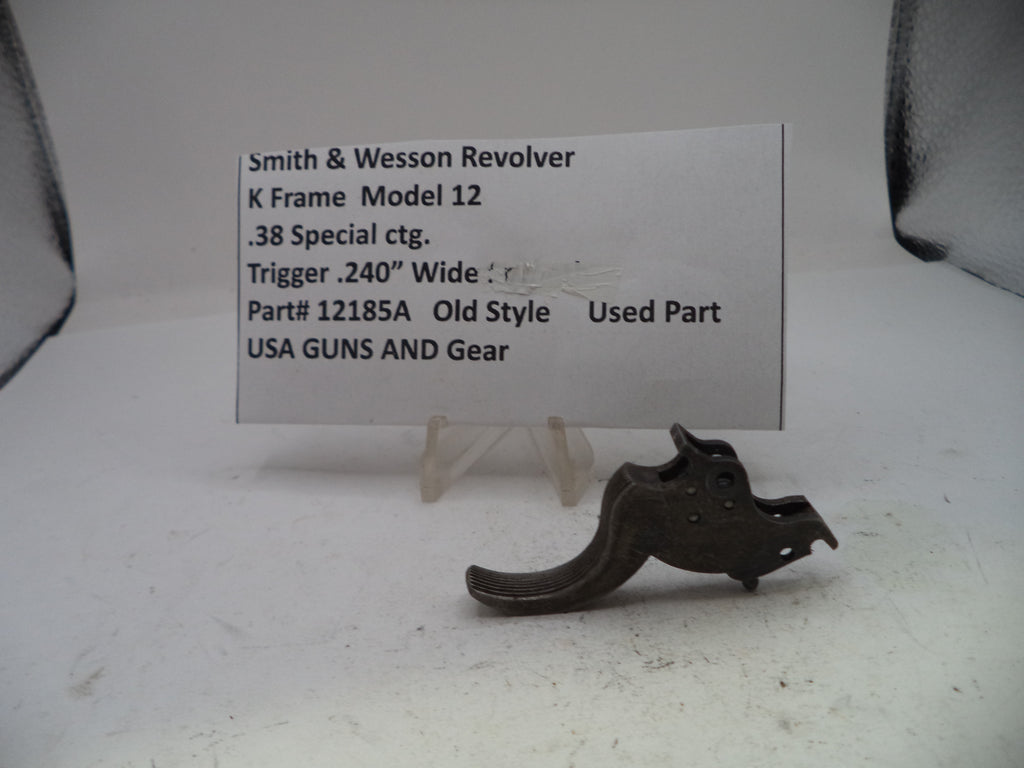 Smith & Wesson K Frame Model 12 Trigger .240" Wide Spur - Part# 12185A