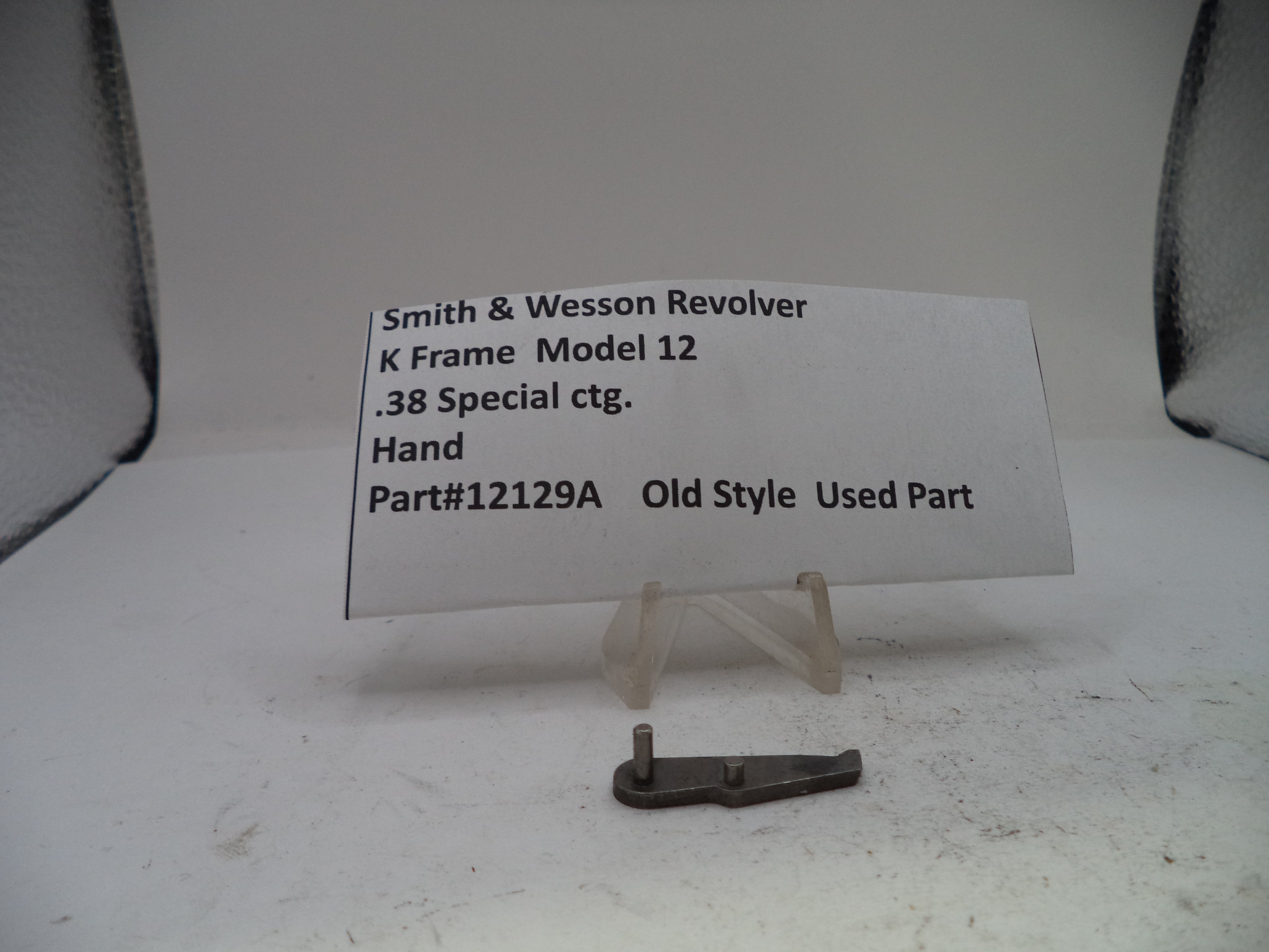 Smith & Wesson K Frame Model 12 Airweight .38 Special Hand - Part# 12129A (Used)