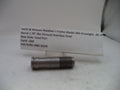 A small metallic cylindrical part labeled 'Smith & Wesson Revolver J Frame Model 360 Airweight .38 cal Barrel 1.