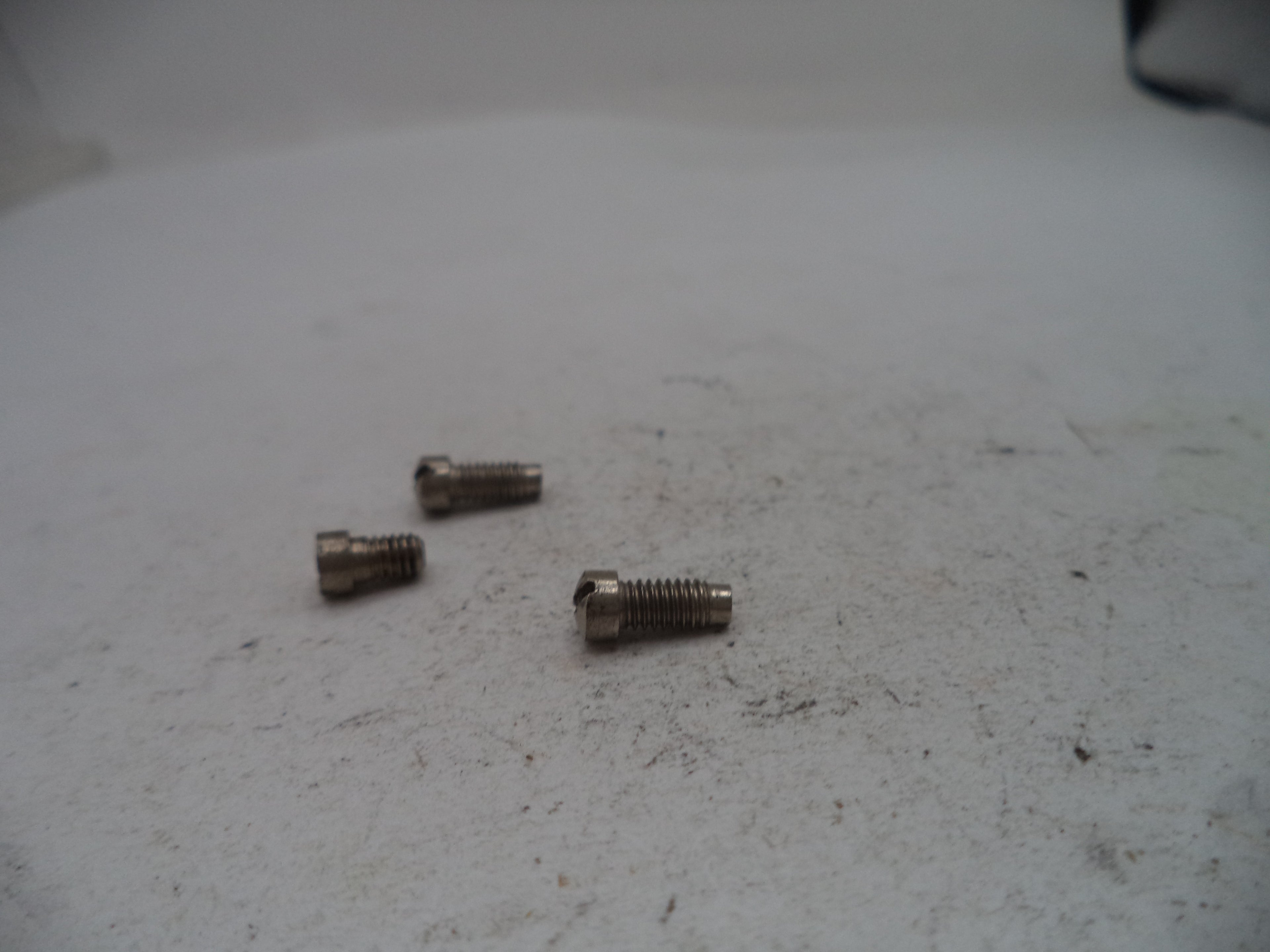 Smith & Wesson K Frame Model 15-4 Side Plate Screws (3) Nickel Used 15144E