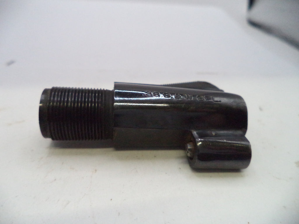 A black metal faucet shutoff valve with a threaded male connection on one end and a lever handle on the other, resting on a white surface.