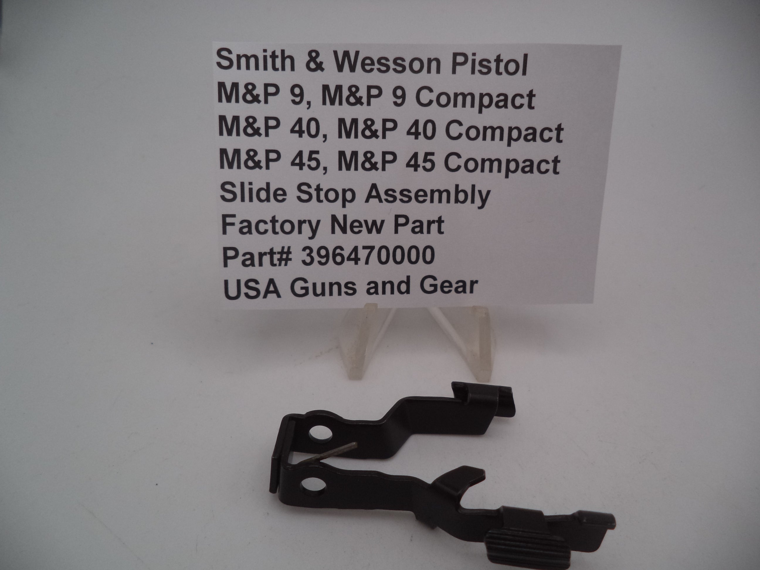 Smith & Wesson M&P Slide Stop Assembly 9/40/45 | OEM 396470000