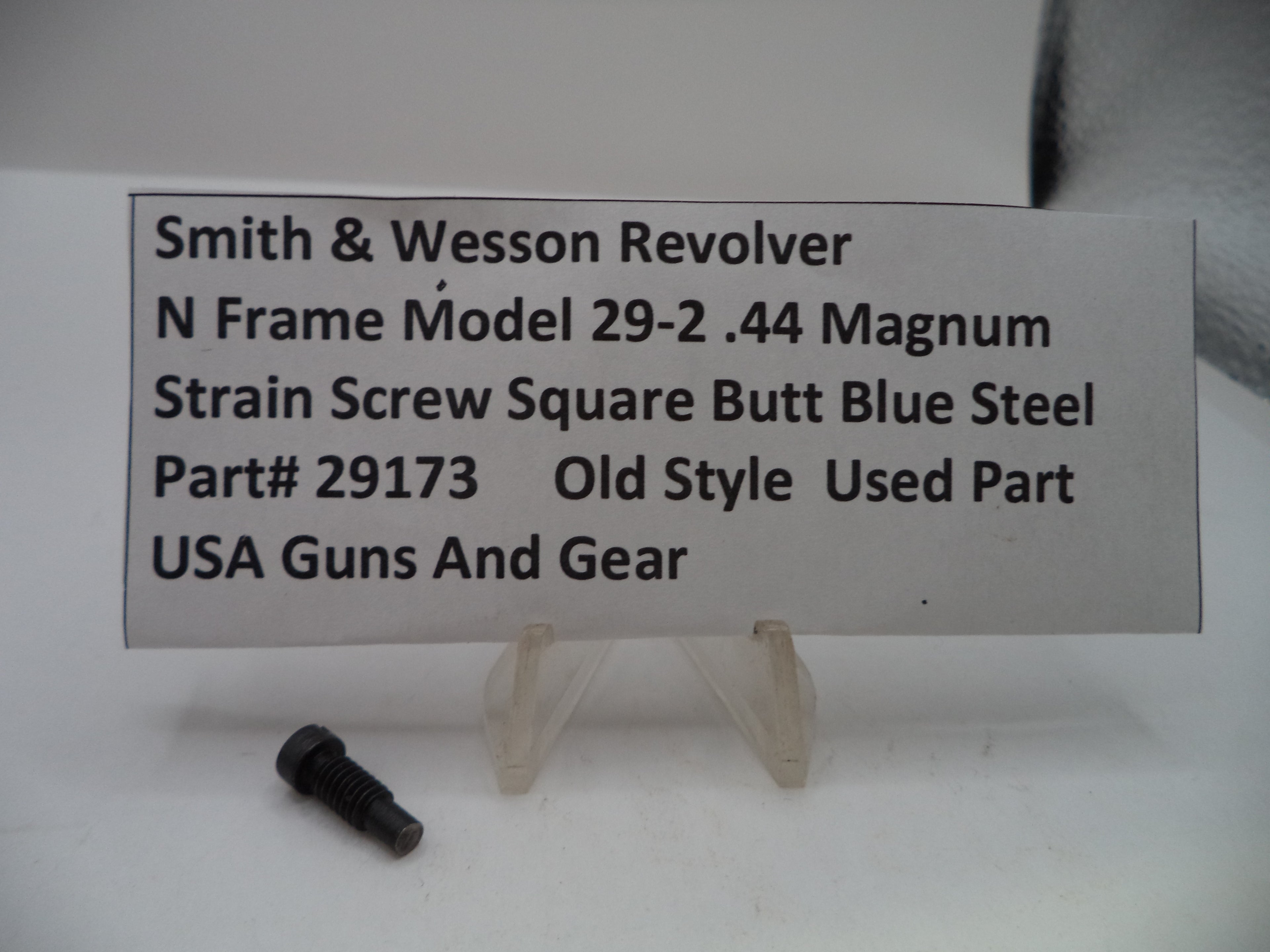 S&W N Frame Model 29-2 Strain Screw Square Butt .44 Magnum Part 29173