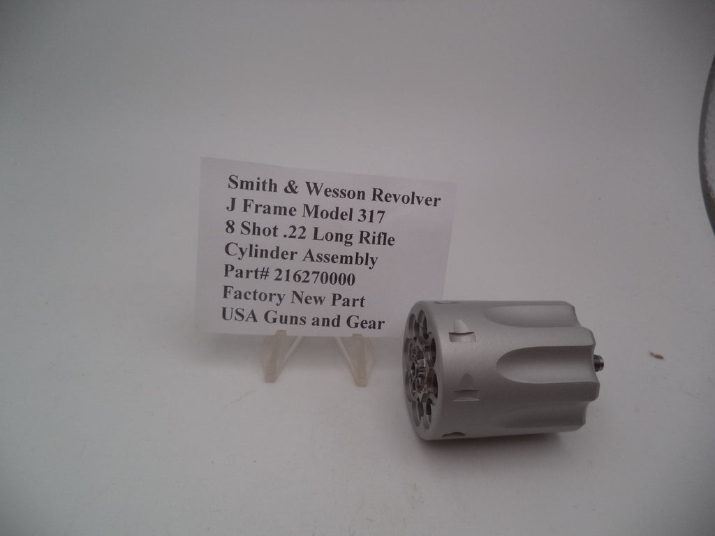216270000 Smith & Wesson J Frame Model 317 Cylinder New Part .22 LR