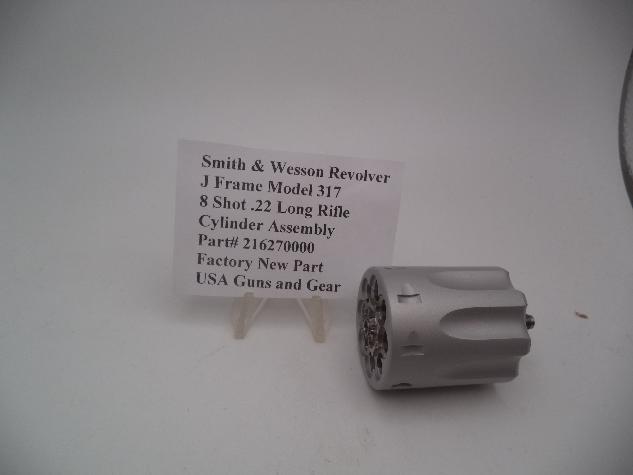 216270000 Smith & Wesson J Frame Model 317 Cylinder New Part .22 LR