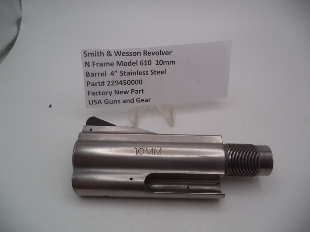 S&W N Frame Model 610 10mm Barrel 3.875" Stainless Steel 229450000