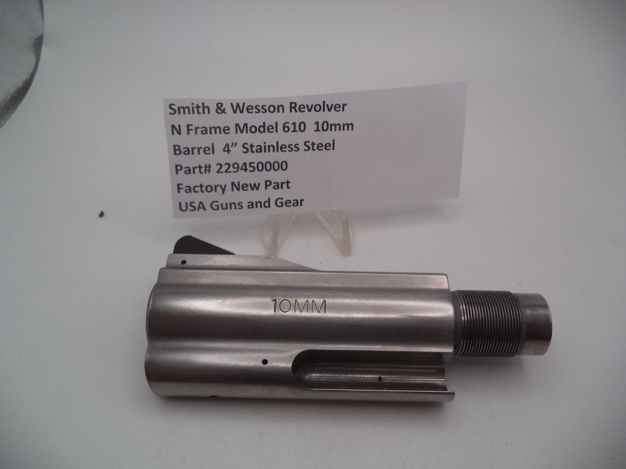 S&W N Frame Model 610 10mm Barrel 3.875" Stainless Steel 229450000