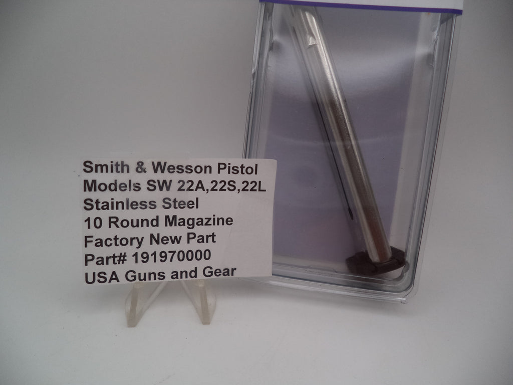 Smith & Wesson SW 22A/22S Stainless Steel 10 Round Magazine .22 LR - 191970000