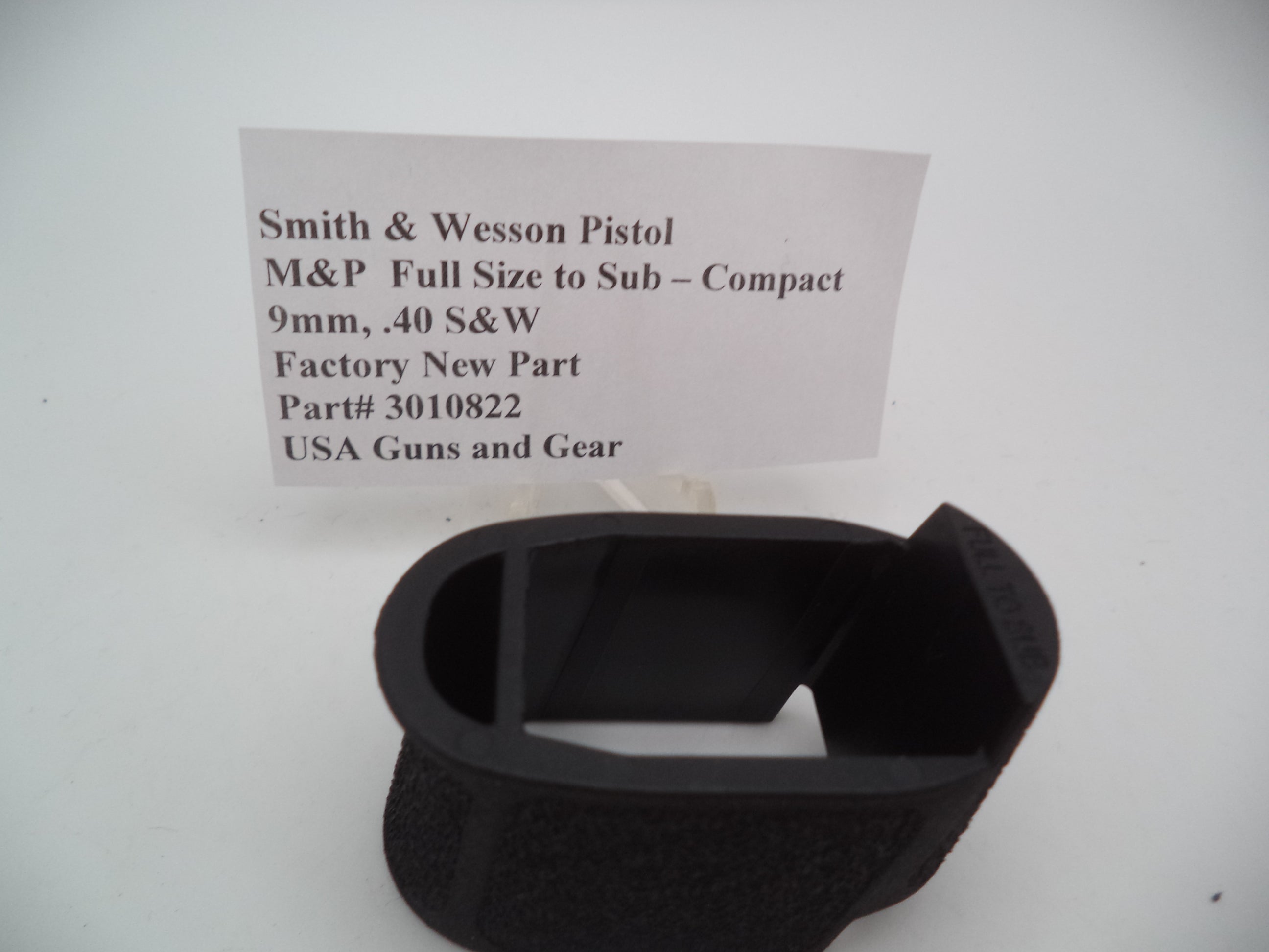 SW M&P Magazine Spacer Full Size to Sub-Compact 9mm .40 S&W 3010822