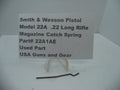 22A1AE Smith & Wesson Pistol Model 22A .22 LR Magazine Catch Spring Used