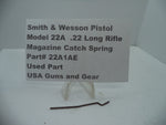 22A1AE Smith & Wesson Pistol Model 22A .22 LR Magazine Catch Spring Used