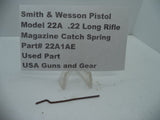 22A1AE Smith & Wesson Pistol Model 22A .22 LR Magazine Catch Spring Used