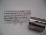6454 Smith and Wesson K Frame Model 64 or 67 Cylinder Bare .38 Special