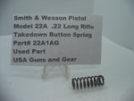 22A1AG Smith & Wesson Pistol Model 22A .22 LR Takedown Button Spring Used Part