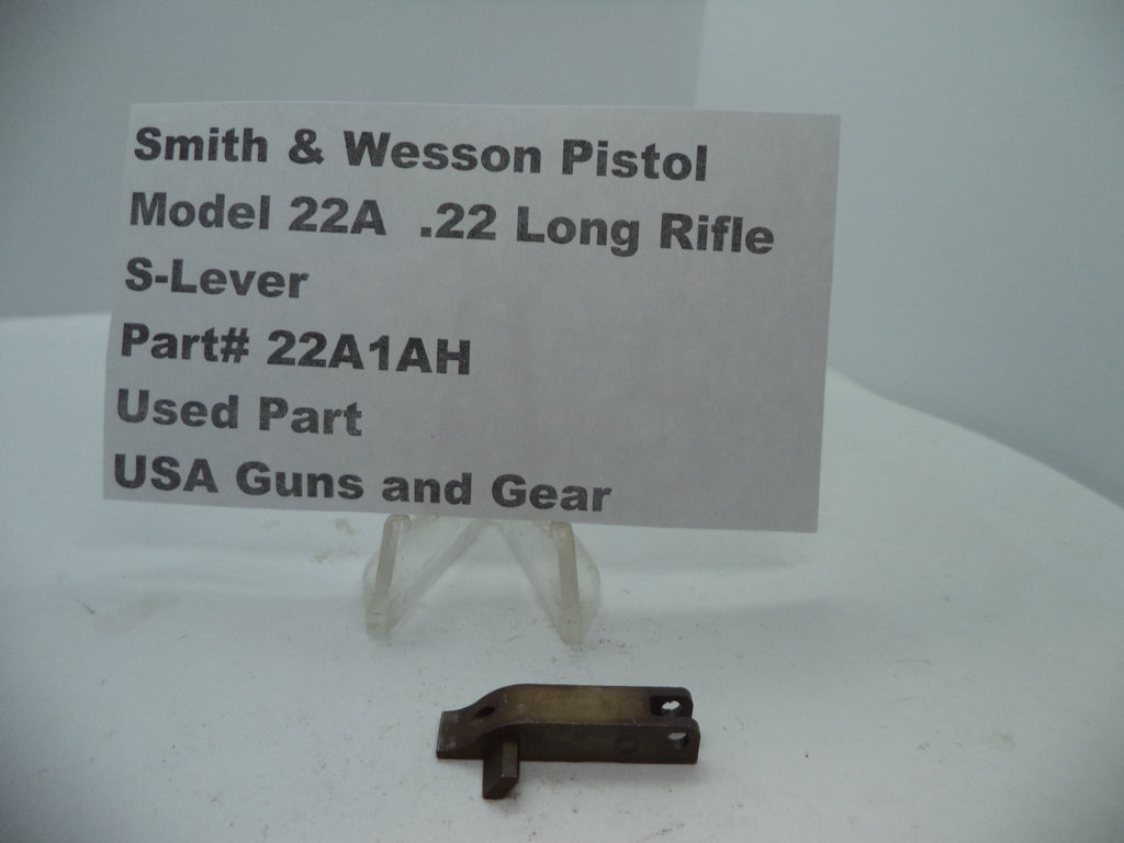 22A1AH Smith & Wesson Pistol Model 22A .22 LR S-Lever Used Part