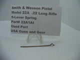 22A1AI Smith & Wesson Pistol Model 22A .22 LR S-Lever Spring Used Part