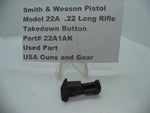 22A1AK Smith & Wesson Pistol Model 22A .22 LR Takedown Button Used Part