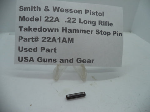 22A1AM Smith & Wesson Pistol Model 22A .22 LR Takedown Hammer Stop Pin Used Part