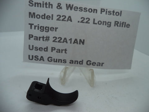 22A1AN Smith & Wesson Pistol Model 22A .22 LR Trigger Used Part