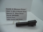 MP9SM2 Smith & Wesson Pistol M&P 9mm M2.0 Shield Barrel 3" Blue Used