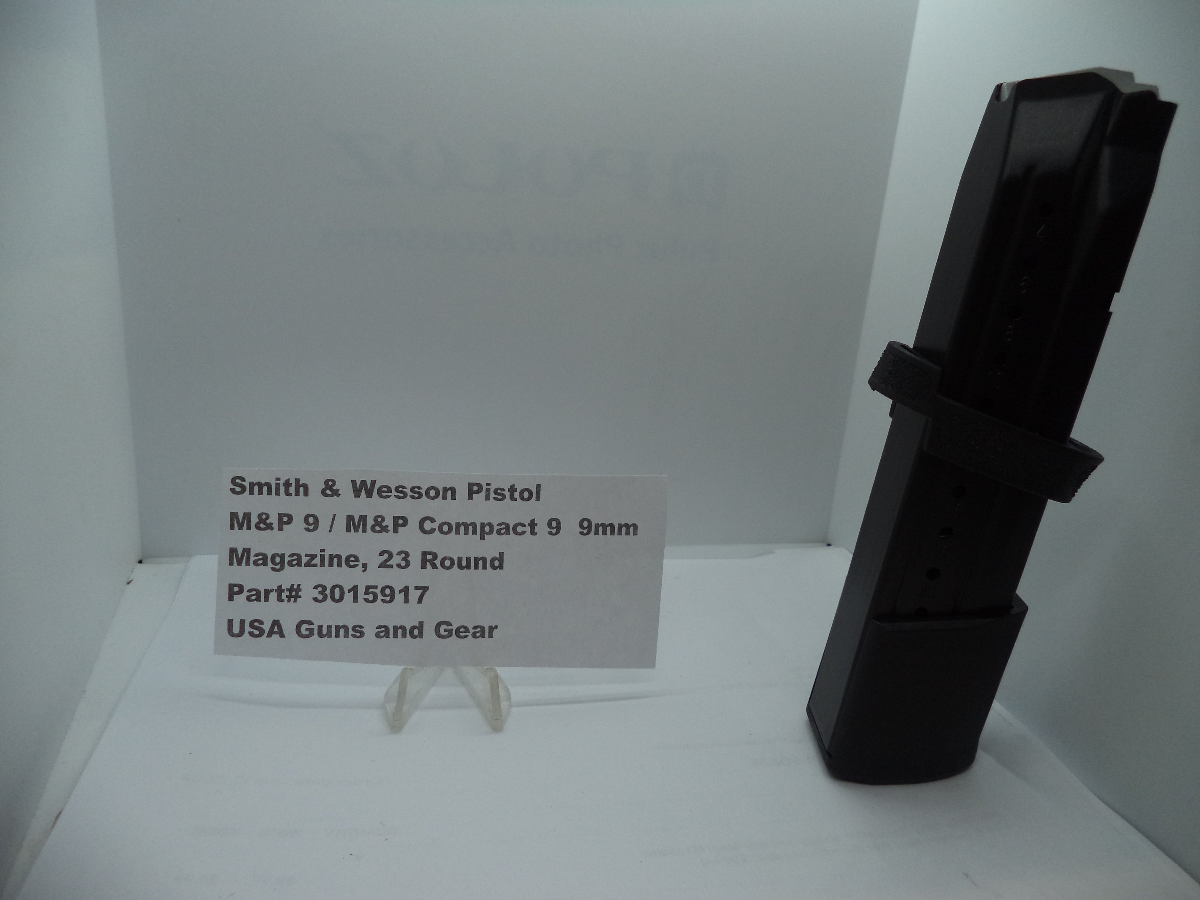 Smith & Wesson M&P 9mm Magazine 23-Round Extended - Fits M&P 9/Compact/FPC Carbine - Factory OEM Part 3015917