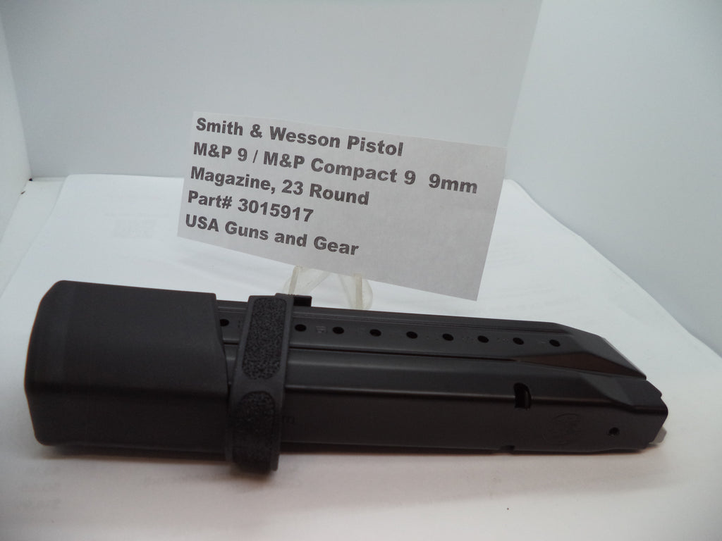 Smith & Wesson M&P 9mm Magazine 23-Round Extended - Fits M&P 9/Compact/FPC Carbine - Factory OEM Part 3015917