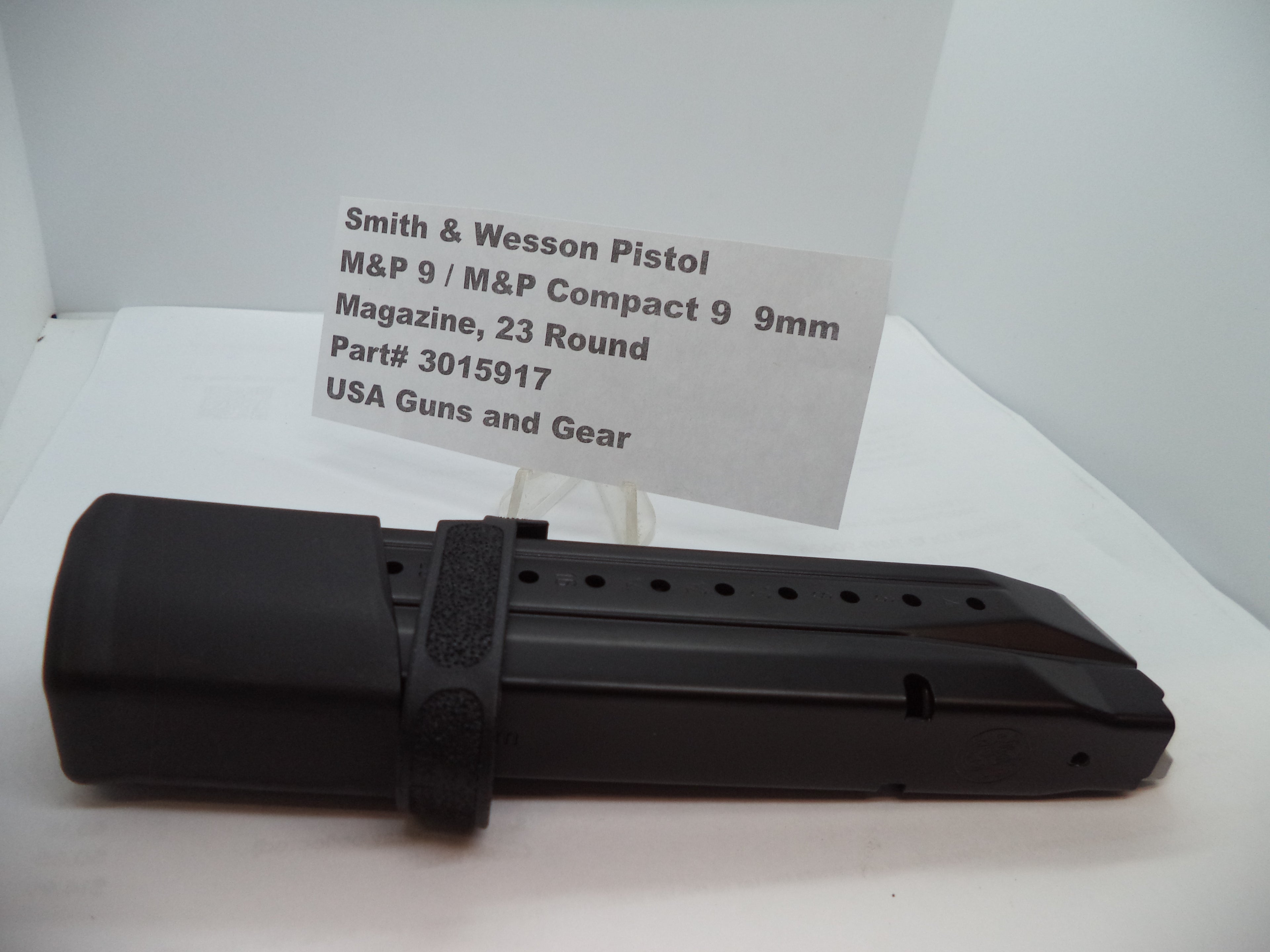 Smith & Wesson M&P 9mm Magazine 23-Round Extended - Fits M&P 9/Compact/FPC Carbine - Factory OEM Part 3015917