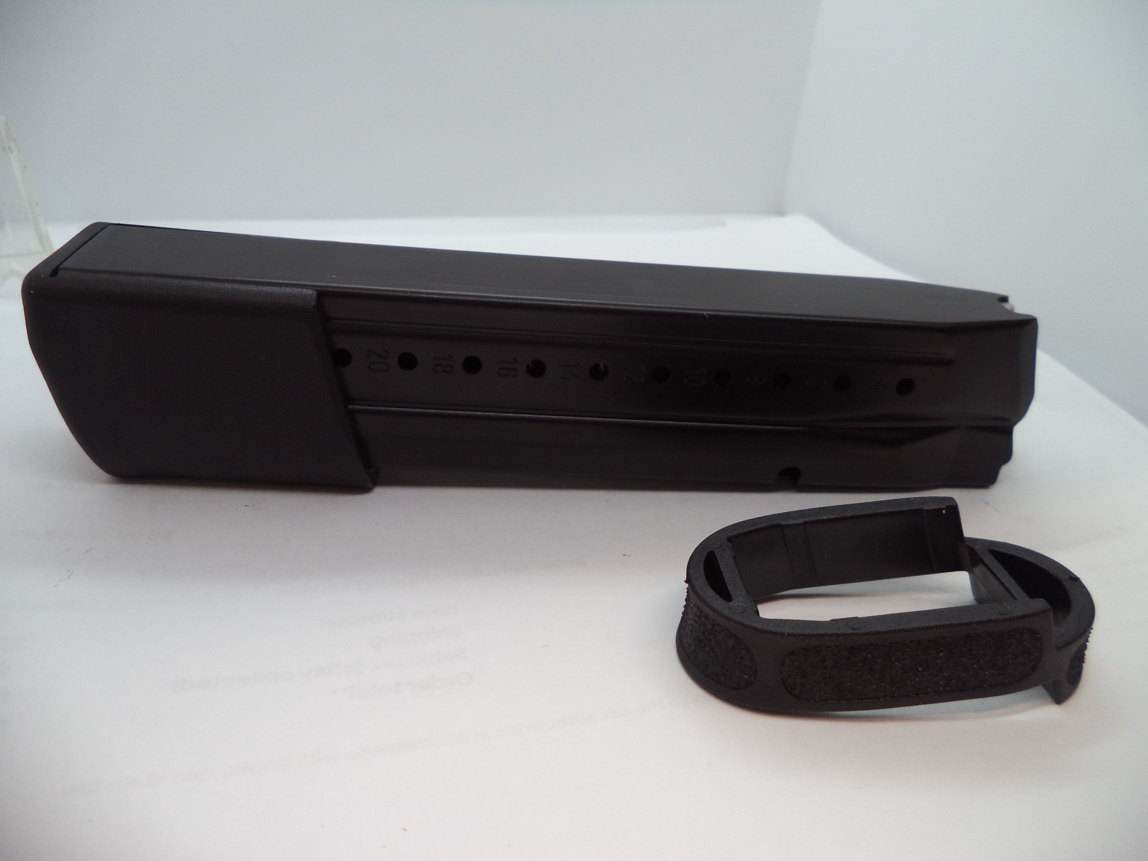 Smith & Wesson M&P 9mm Magazine 23-Round Extended - Fits M&P 9/Compact/FPC Carbine - Factory OEM Part 3015917