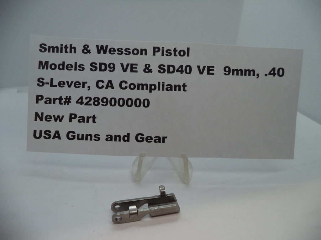 428900000 Smith & Wesson Pistol SD9 VE & SD40 VE S-Lever  New Part