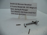 66AA1 Smith & Wesson K Model 66 Bolt, Spring & Plunger .357 Magnum Used