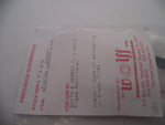 16663 Wolff S&W J, K, L, N RP Rebound Spring 14LB Models 31,32,34,36,38,42,442,49,60 & More