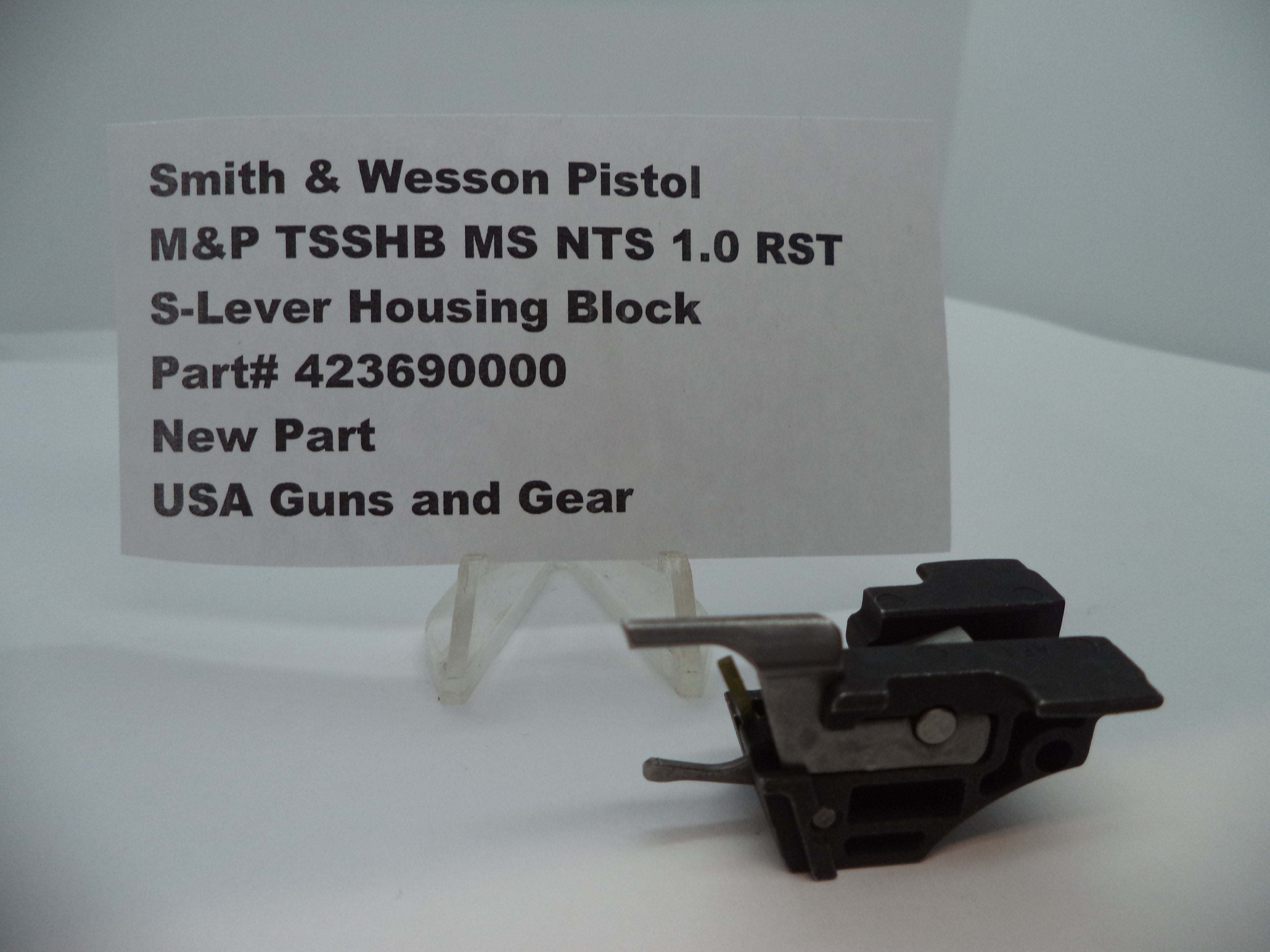 Smith & Wesson M&P 1.0 Sear Housing Block No Thumb Safety 423690000