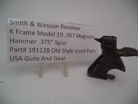 19112B S&W Revolver K Frame Model 19 Hammer .375" Spur .357 Magnum
