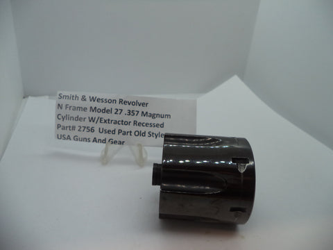 2756 Smith & Wesson N Model 27 Cylinder w/Extractor Recessed .357 Magnum