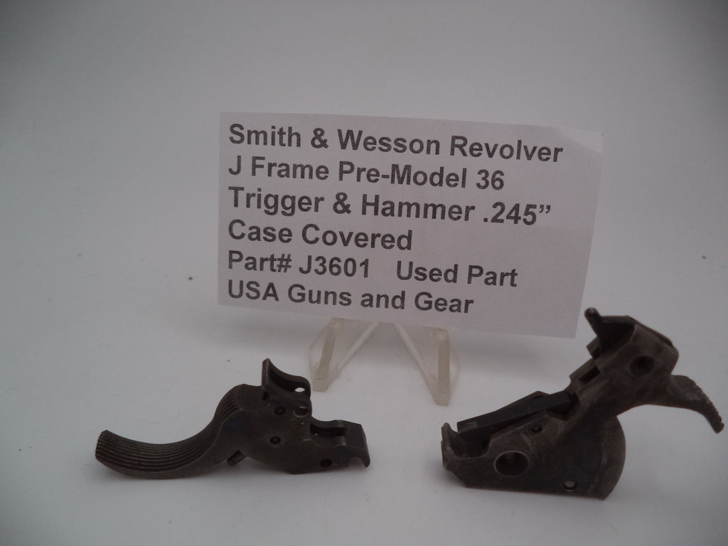 S&W J Frame Pre-Model 36 Trigger & Hammer .245" .38 Special - J3601