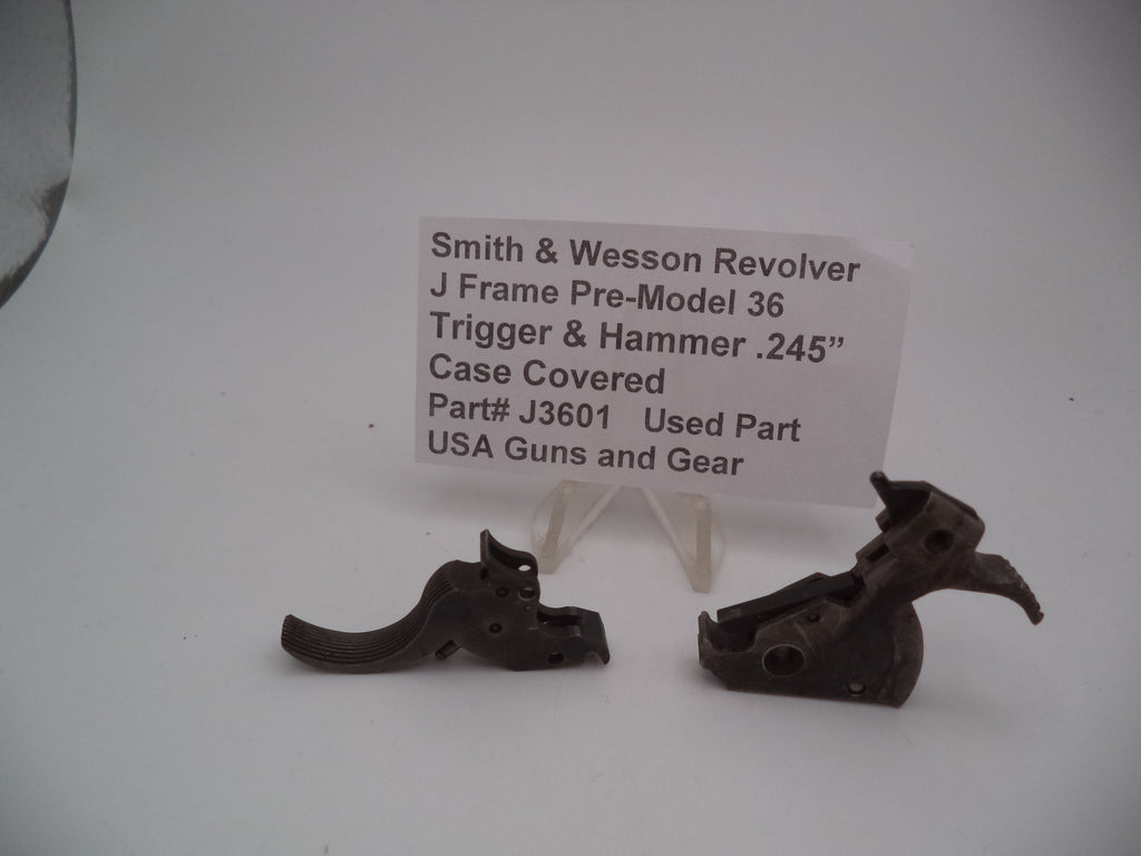S&W J Frame Pre-Model 36 Trigger & Hammer .245" .38 Special - J3601
