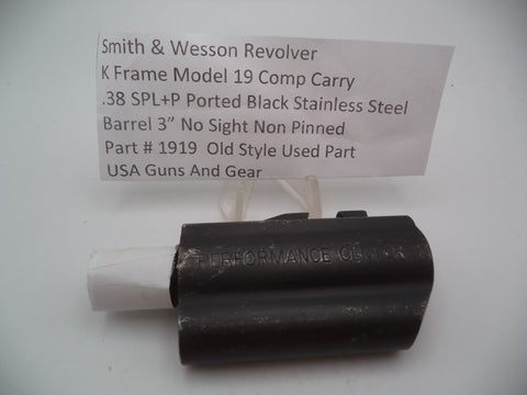 1919 S&W K Frame Model 19  Comp Carry Non Pinned 3" Barrel .38 Special +P