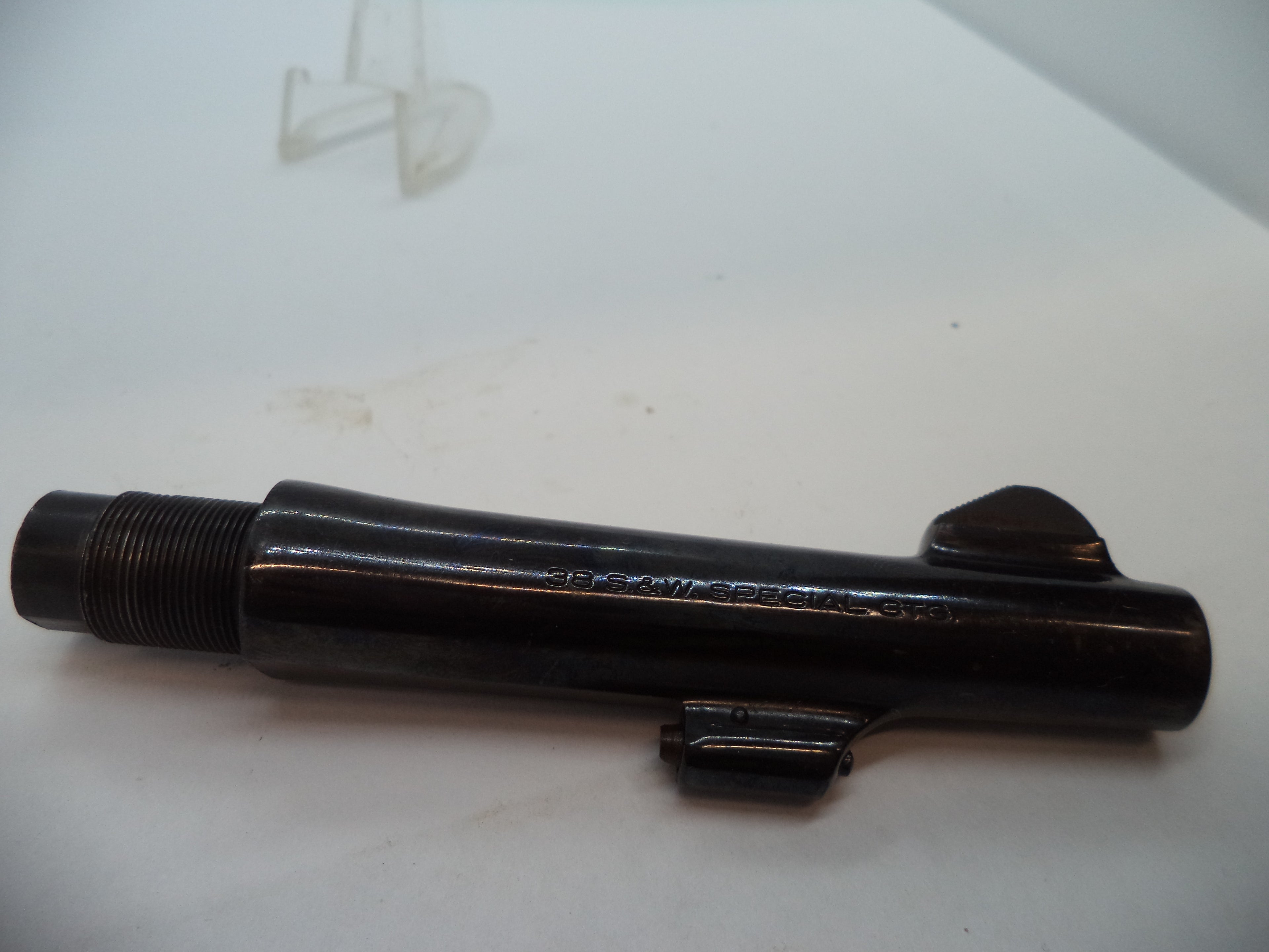 1021E Smith & Wesson K Model 10  4" Pinned Barrel .38 Special Used