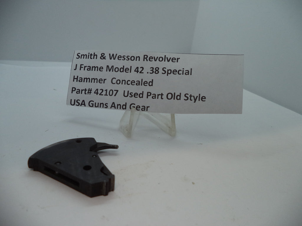 42107 Smith & Wesson J Model 42  Hammer  Concealed .38 Special Used