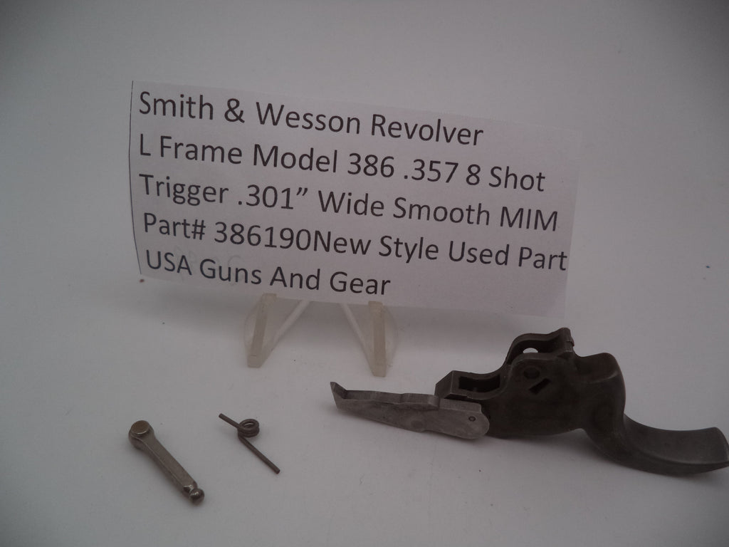 386190 S&W L Frame Model 386 8 Shot Trigger  .301" Wide Smooth 357 Magnum