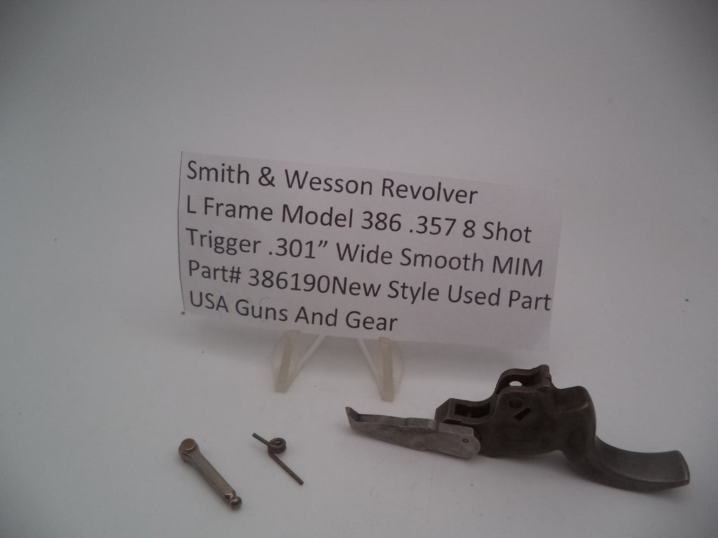386190 S&W L Frame Model 386 8 Shot Trigger  .301" Wide Smooth 357 Magnum
