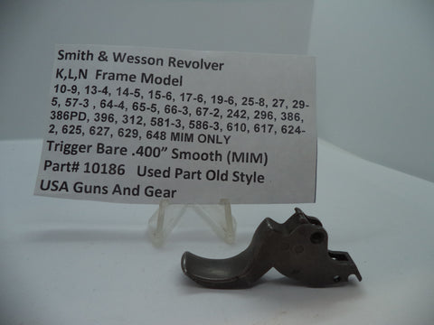 10186 S&W K,L,N Multi Models Trigger Bare .400" Smooth (MIM) Used Part