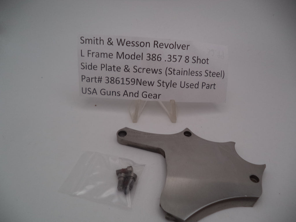 386159 S&W L Frame Model 386 Side Plate & Screws 8 Shot 357 Magnum