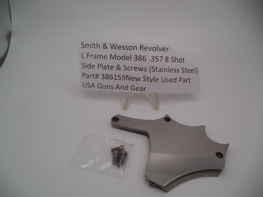 386159 S&W L Frame Model 386 Side Plate & Screws 8 Shot 357 Magnum