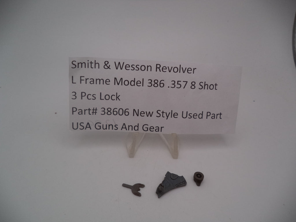 38606 Smith & Wesson L Frame Model 386 3 Piece Lock 8 Shot 357 Magnum